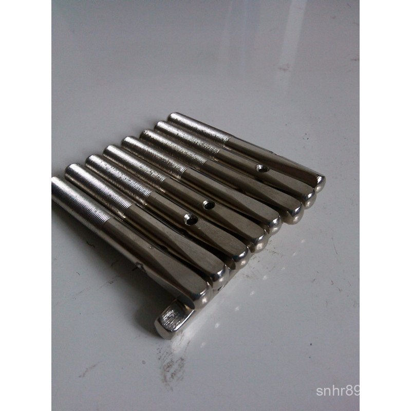 7.0 String Nails Guzheng Piano Nails สกรูมาตรฐาน Electroplating Solid String Nails สตริงแกน Guzheng 