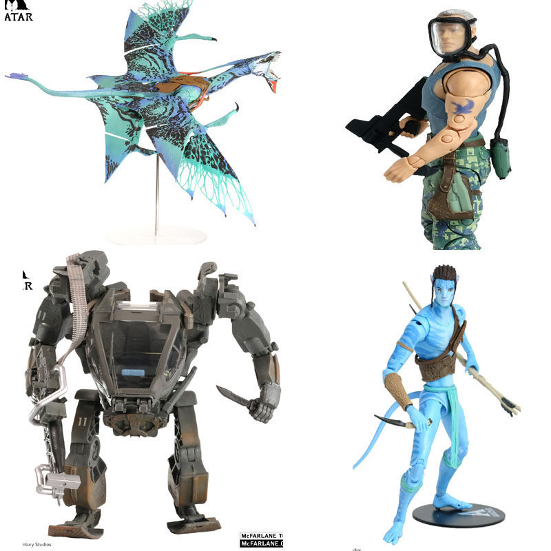 คลังสินค้าพร้อม Mcfarlane Mcfarlane Mcfarlane Avatar Jack Netini Flying Dragon Mecha Movable Boxed