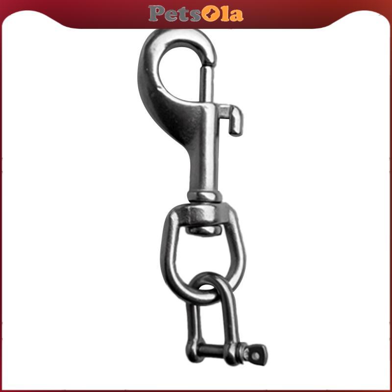 [PETSOLA] Scuba Diving Snap Clip พร้อม D Shackle - Marine Grade 316 Stainless Steel