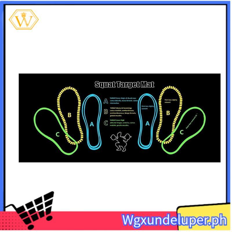 Wsquat Guide Mat Squat Step Positions Knee Mat Fitness Mat
