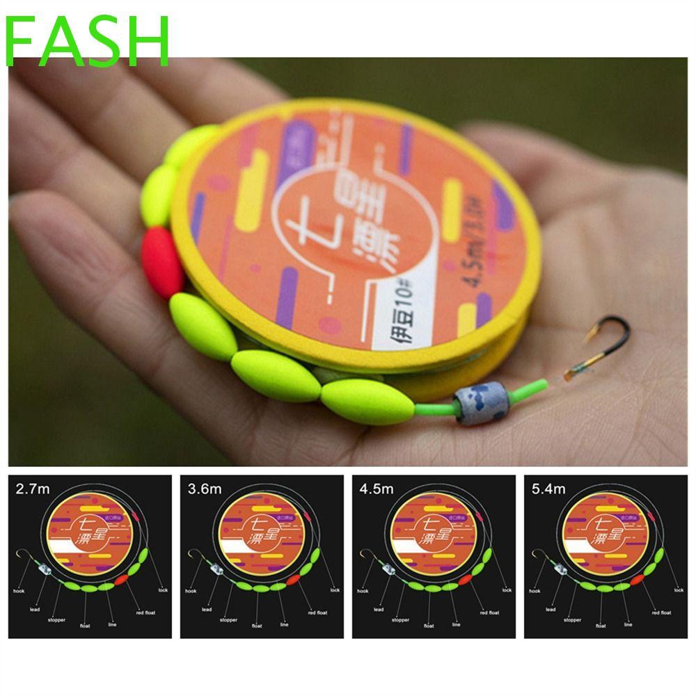 FASH ตะขอสายตกปลา, ตะกั่วตกปลาเหล็กคาร์บอนตะขอตกปลาสาย, Barbed Float Fish Fishing Stopper Hook และ L