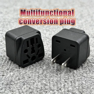 ร้านคนไทย！ 10A 250V อแดปเตอร์ ปลั๊กแปลง สำหรับType A อเนกประสงค์ พกพาได้ ประหยัดพื้นที่ หลายประเทศใช้ได้