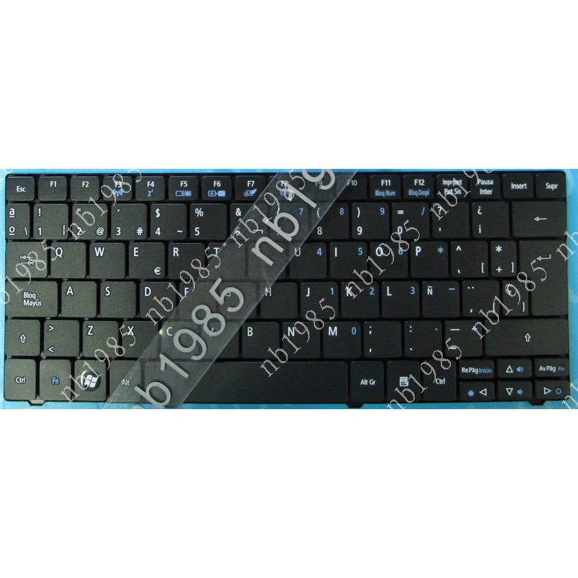 NB1985 เหมาะสําหรับคีย์บอร์ด Acer 751 751H AOH751 752 752H สเปน