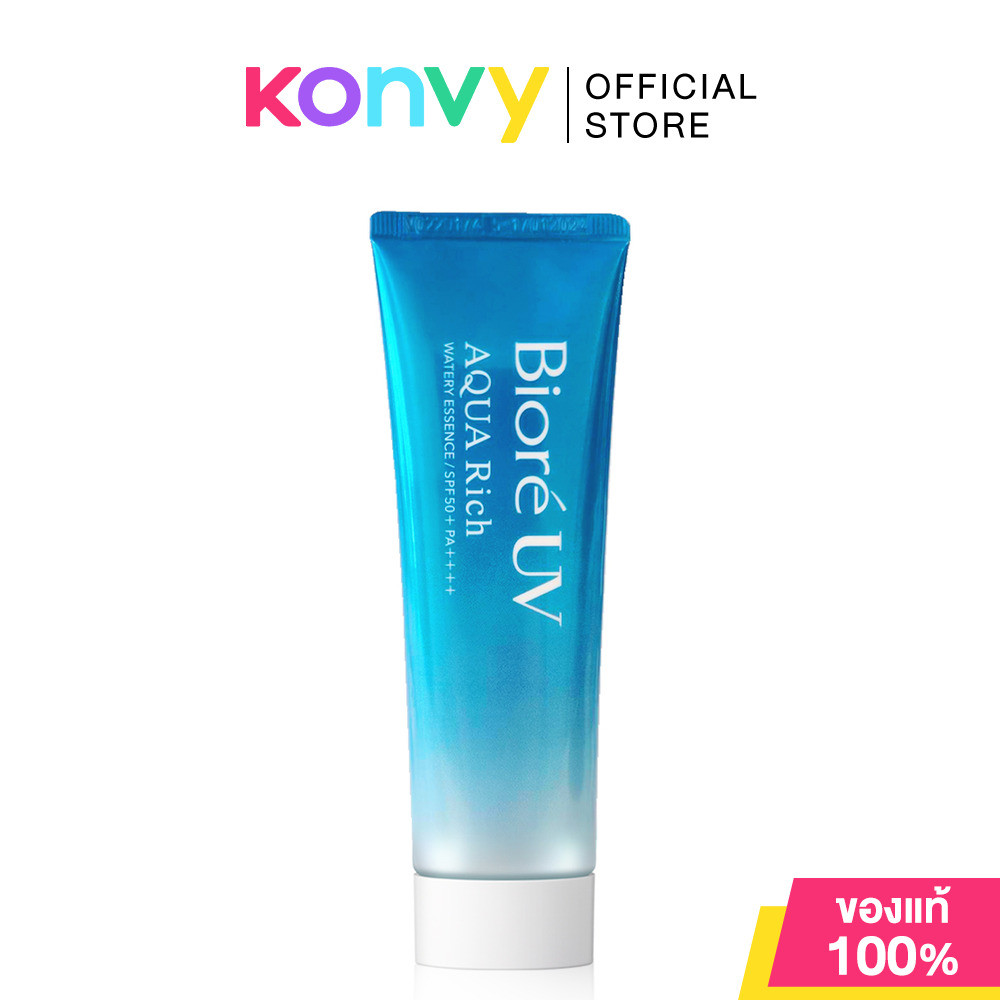 Biore UV Aqua Rich Watery Essence รีวิวกันแดดบางเบา ปกป้องเหนือชั้น ไม่ทิ้งคราบ