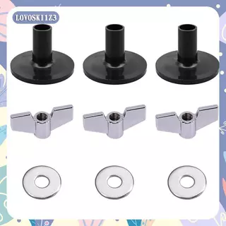 [lovoski1z3] เครื่องซักผ้า Cymbal Felts ทดแทน Cymbal Washer, Wing Nuts, อุปกรณ์สําหรับ