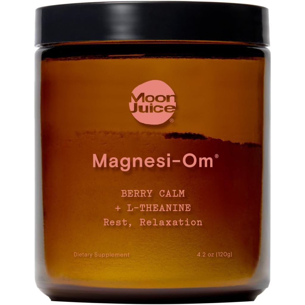 Moon Juice Magnesi-Om Magnesium Powder plement - Chelated Magnesium Complex + L-Theanine Blend for R