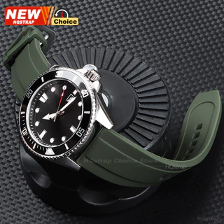 กีฬาสายนาฬิกาซิลิโคน 20 มม. 22 มม.Smartwatch Universal Watchband ยางรัดผู้หญิงผู้ชายเข็มขัดกันน้ํา