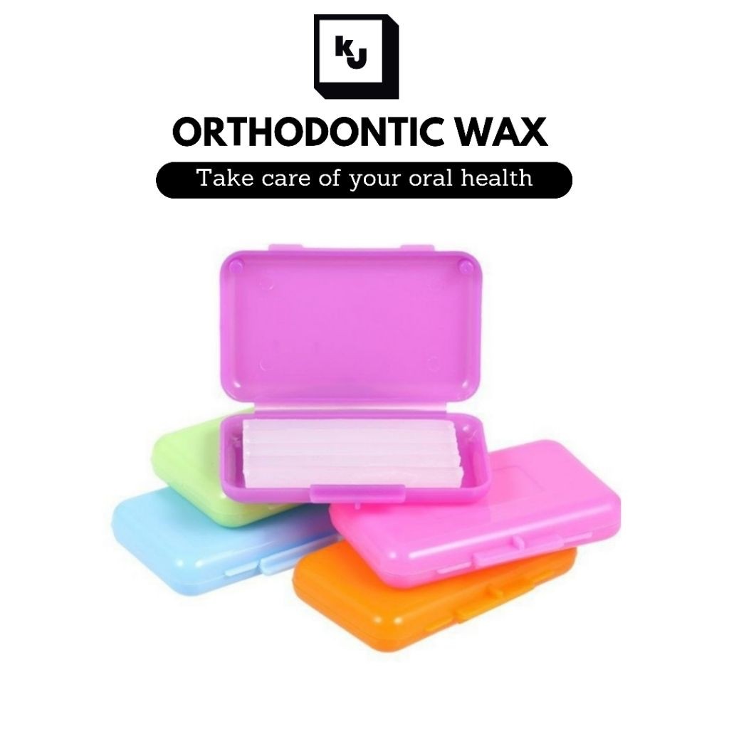 Malaysia StockDENTAL WAX /Braces Protection Wax Dental Wax Edible Wax Ortho Relief Wax (ขี้ผึ้งสําหร