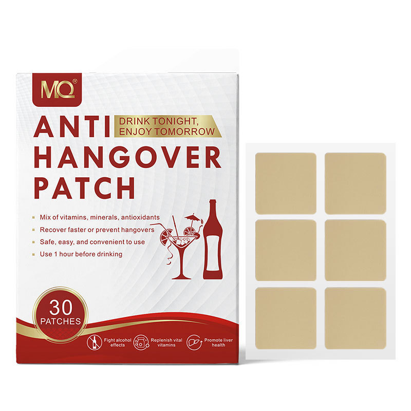 [คลังสินค้าพร้อม] MQ Supply ANTI HANGOVER PATCH 30 ชิ้น/กล่อง HANGOVER สติ๊กเกอร์ WJG