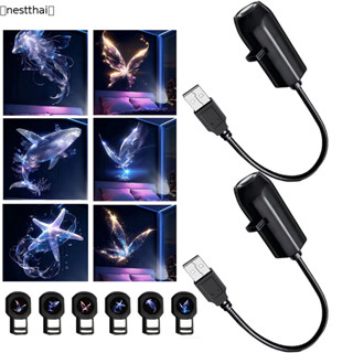 🍉nestthai🍉หลอดไฟโปรเจ็กเตอร์ ไฟโปรเจคเตอร์ติดรถยนต์ ชาร์จผ่า…