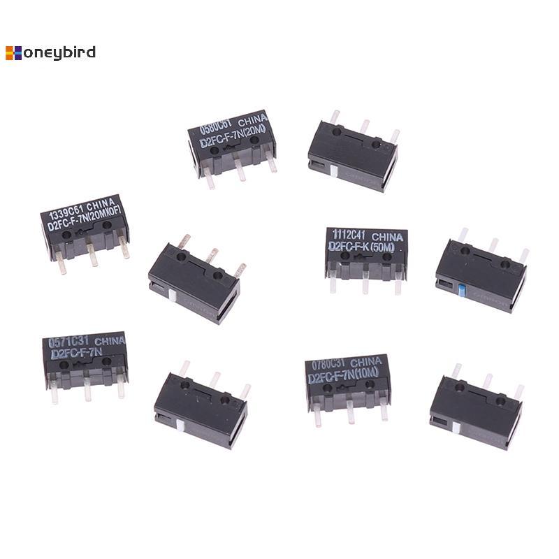 Kaleidoscope 2 ชิ้นเมาส์ Micro Switch D2FC-F-7N 10M 20M ของ D2FC-F-K(50M) -RZ D2F-01 D2F-01F-L D2F-F