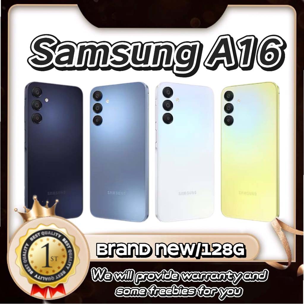 Samsung Galaxy A16 4G/5G 128GB Original Sealed Full Set สมาร์ทโฟนใหม่เอี่ยมพร้อมการรับประกัน