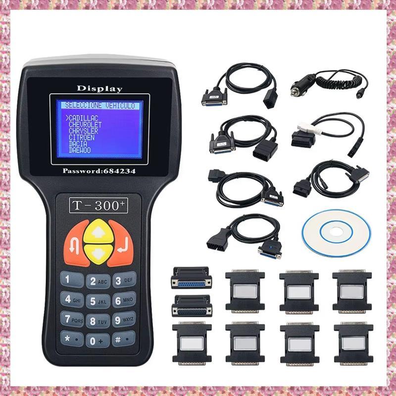 [VCPR] T300 โปรแกรมเมอร์คีย์ T300 Auto V23.9 เครื่องสร้างกุญแจรถ T300 รหัส Key Matching อุปกรณ์สีดํา