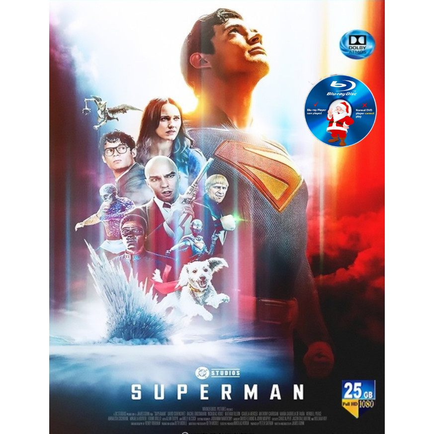 E-BLURAY Superman 2025ATMOS TRUE-HD 7.1 ./Sci-fi David Corenswet, Rachel Brosnahan ENGLISH MOVIE