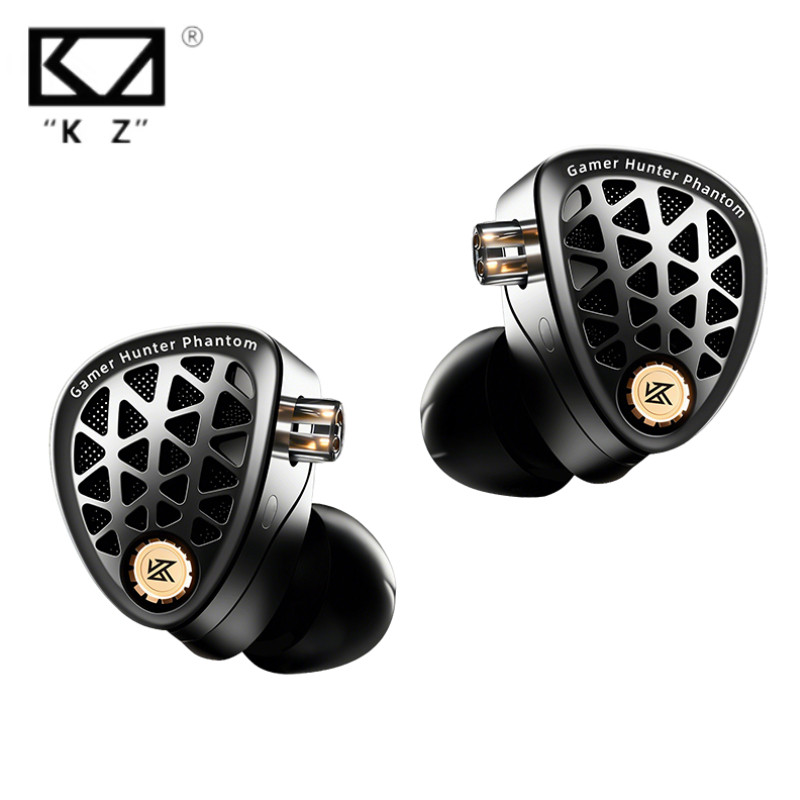 ใหม่ Kz Phantom HiFi หูฟังเกมแบบมีสายชนิดใส่ในหู FPS ตําแหน่งเสียงพร้อมไมโครโฟน DSP สําหรับ PC Mobile Gamer