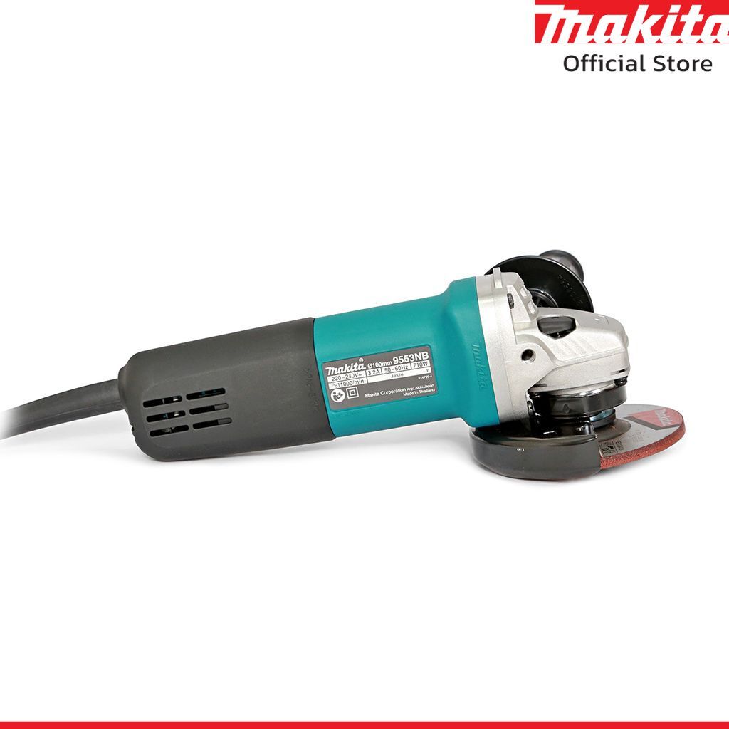 MAKITA เครื่องเจียร์ไฟฟ้า ขนาด 4 นิ้ว กำลังไฟ 710 วัตต์ รุ่น 9553NB ความเร็วรอบ 11,000 รอบ/นาที สวิตช์สไลด์ (มากีต้า) - รูปที่ 2