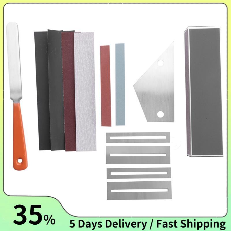 13 ชิ้นกีตาร์ Luthier เครื่องมือกีตาร์ Fret ไฟล์กีตาร์ Fret Leveling Beam Fingerboard Guard Fret Roc