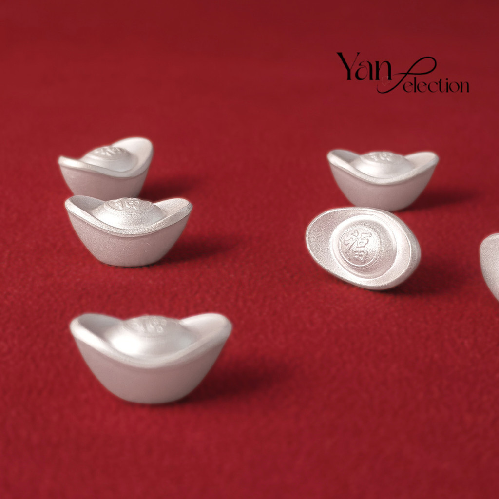 YANS Pure Silver 999 Silver Ingot 5g 银999 元宝 | เงินแท้ 99.9% | ลงทุน&สะสม | แอสเซทจริง