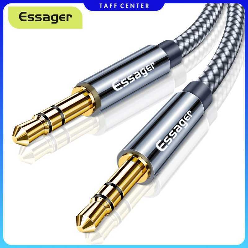 ESSAGER 3.5 มม.AUX Cable Audio Male to Male Adapter Braid 1.2M - EYP35-DY0G