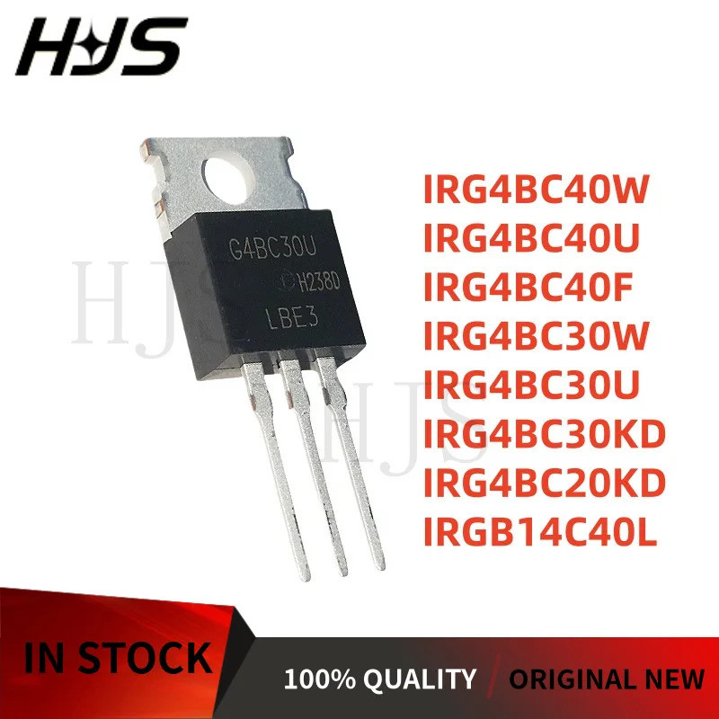 5PCS IRG4BC30W IRG4BC30U IRG4BC30KD IRG4BC40F IRG4BC40W IRG4BC40U IRG4BC20KD IRGB14C40L ทรานซิสเตอร์