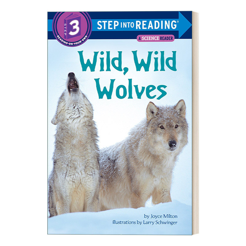 พร้อมส่ง จัดส่งรวดเร็ว English Original Step in Reading 3-Wild Wild Wolves Wild Wolves212360123