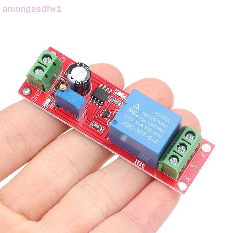 Amongassdfw1 NE555 12V Delay Relay Timer Adjustable Module ใหม่