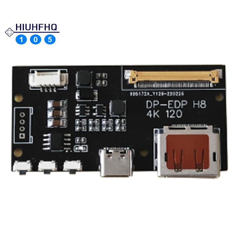 Hiuhfhq106DP ถึง EDP 4K 120HZ DIY4K Driver Board 4K 2K 1080 อะแดปเตอร์สําหรับจอแสดงผลแบบพกพา (A) ติด