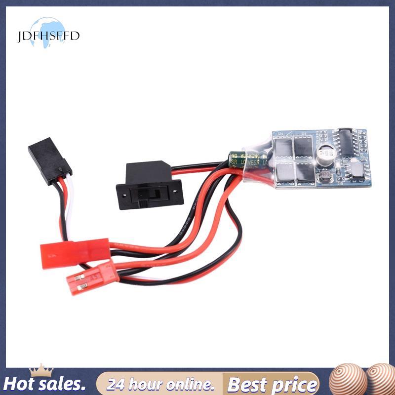 jdfhsffdRc ESC 10a Brushed Motor Speed Controller สําหรับ Rc Car Boat W/o เบรคไม่มีเบรค