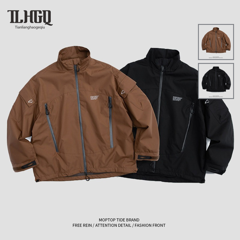 TLHGQ เสื้อแจ็คเก็ตกึ่งแขนสำหรับลุคทันสมัยและใช้งานได้หลากหลาย
