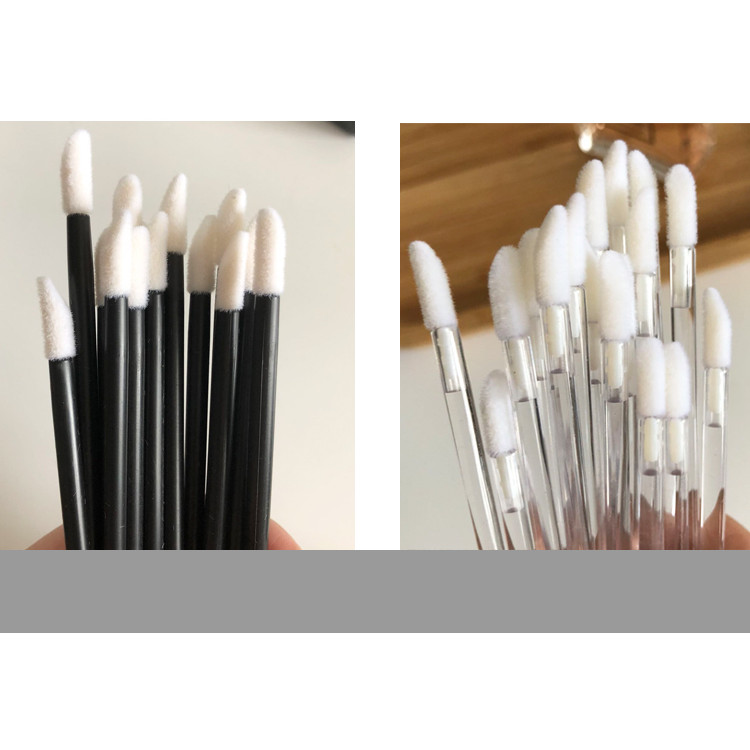 lipliner lip liner 50/100 Sticks Pack Lip Brush Stick Solid Lip Glaze Brush Lip Liquid Brush ลิปสติก