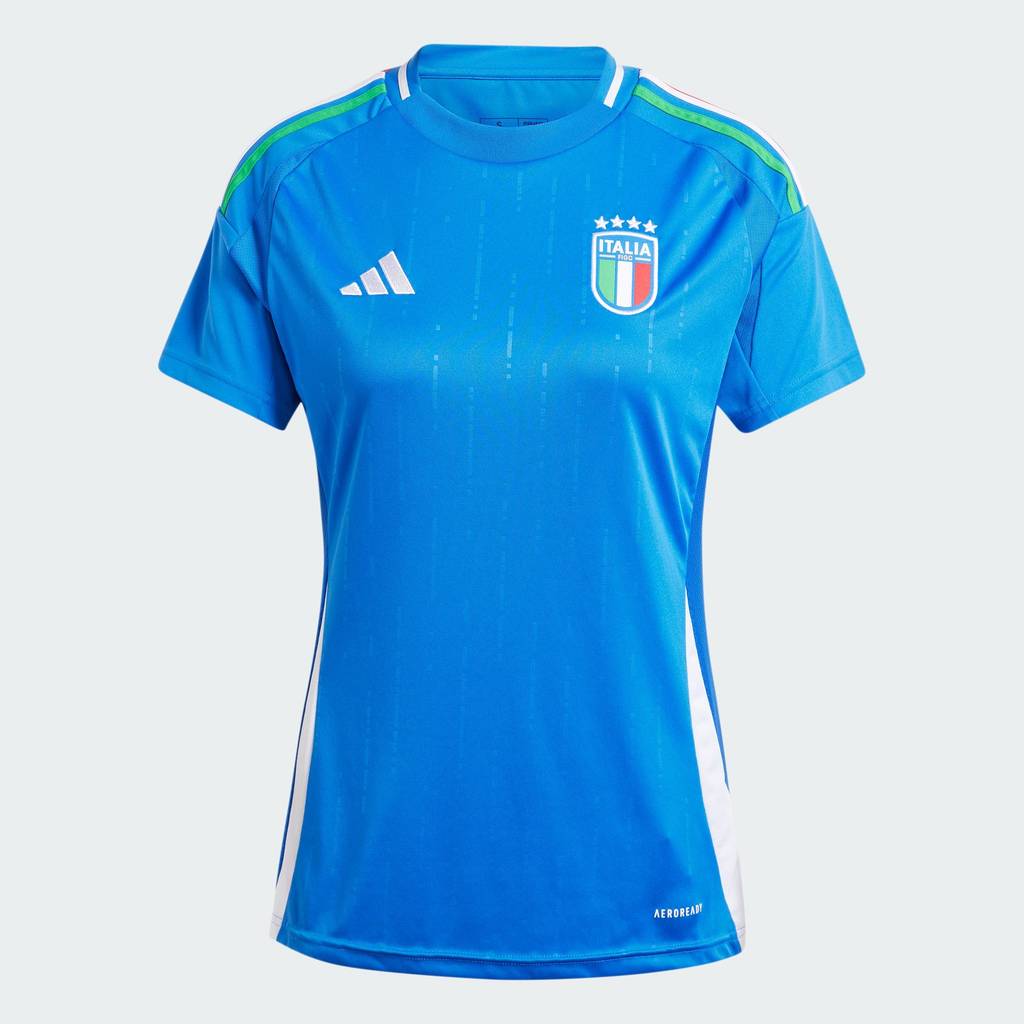 adidas Football Italy 24 Home Jersey Women Blue IQ0497