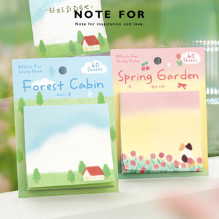 60 ชิ้นน่ารัก Sticky Notes ฤดูใบไม้ผลิสวนดอกไม้ Self Stick N…