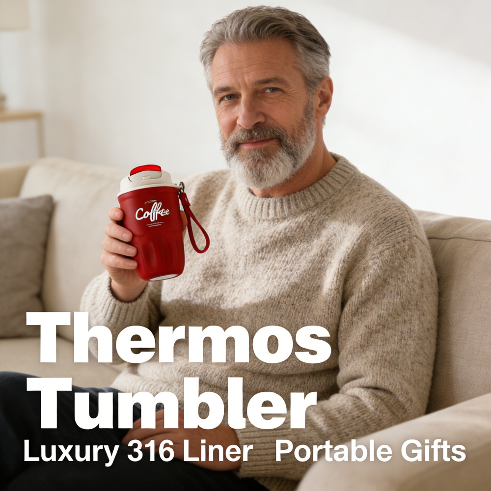 Tumbler Mens Liner Girls Portable 316 Thermos High-value Luxury Coffee