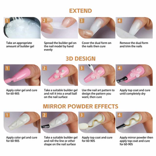 OsNailmall 100g Non Stick Hand Extension Gel ยาทาเล็บ Solid Milky Jelly Hard Gel สําหรับเล็บปลอมแกะสลักดอกไม้เล็บอะคริลิคเจล
