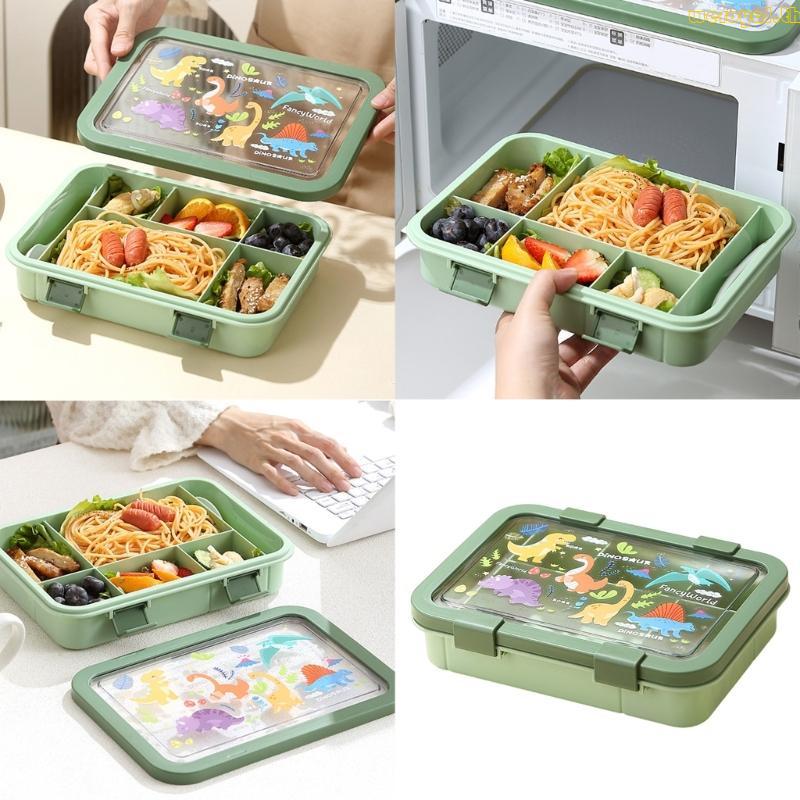 Weroyal 1500ml Divided Meal Preps Box สําหรับเด็กเครื่องล้างจานปลอดภัยพร้อมชุดเครื่องครัว