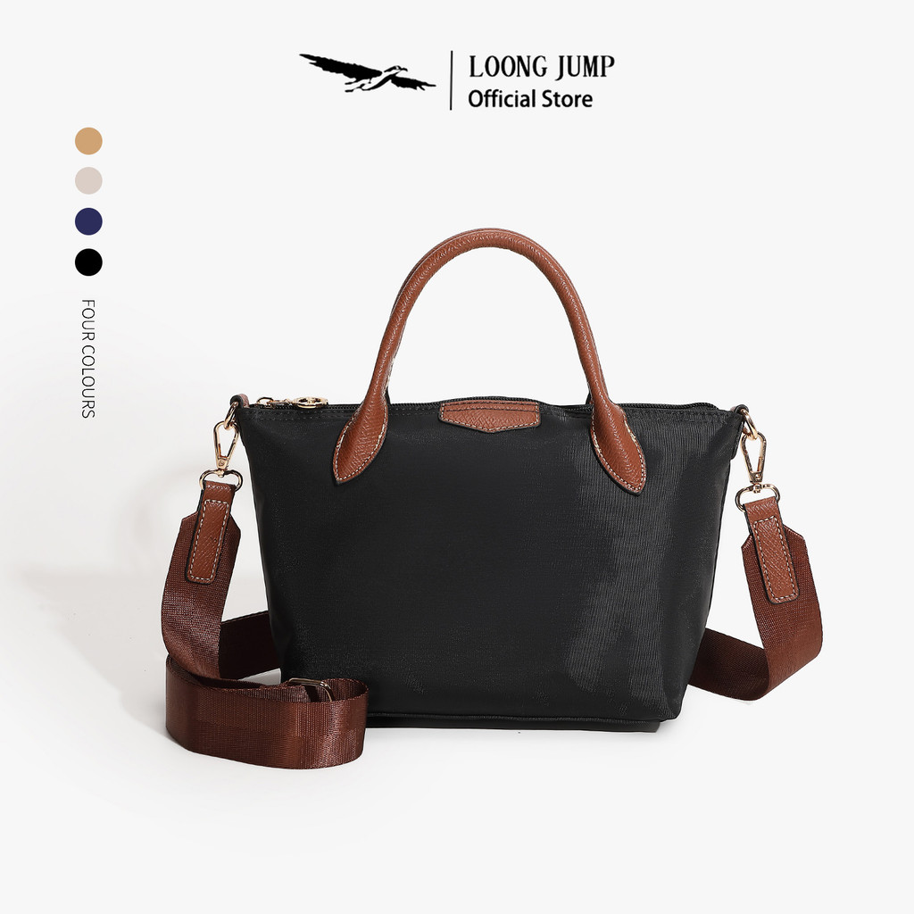 LOONG JUMP กระเป๋า New War Horse Ladies สีครีม กันน้ำ น่ารัก ขนาดเล็ก สำหรับผู้หญิง ไปเรียน ไปทำงาน ไปเที่ยว