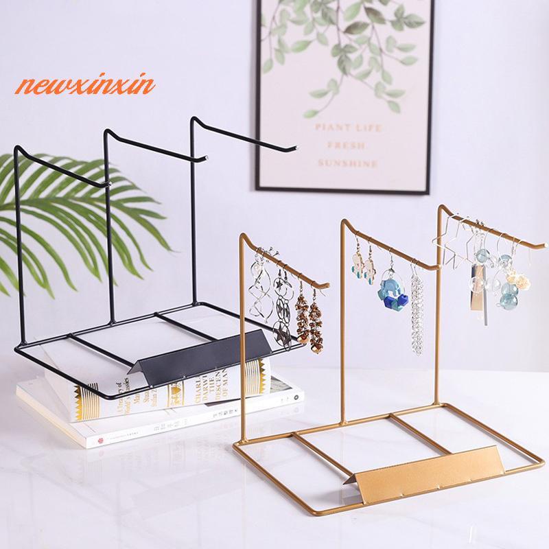 [NT-t] เหล็กเครื่องประดับขาตั้งจอแสดงผลเดสก์ท็อป Sundries Storage Holder Jewellery Ra สําหรับ Nelace สร้อยข้อมือต่างหูแหวน s [ใหม่] – โปรปัง