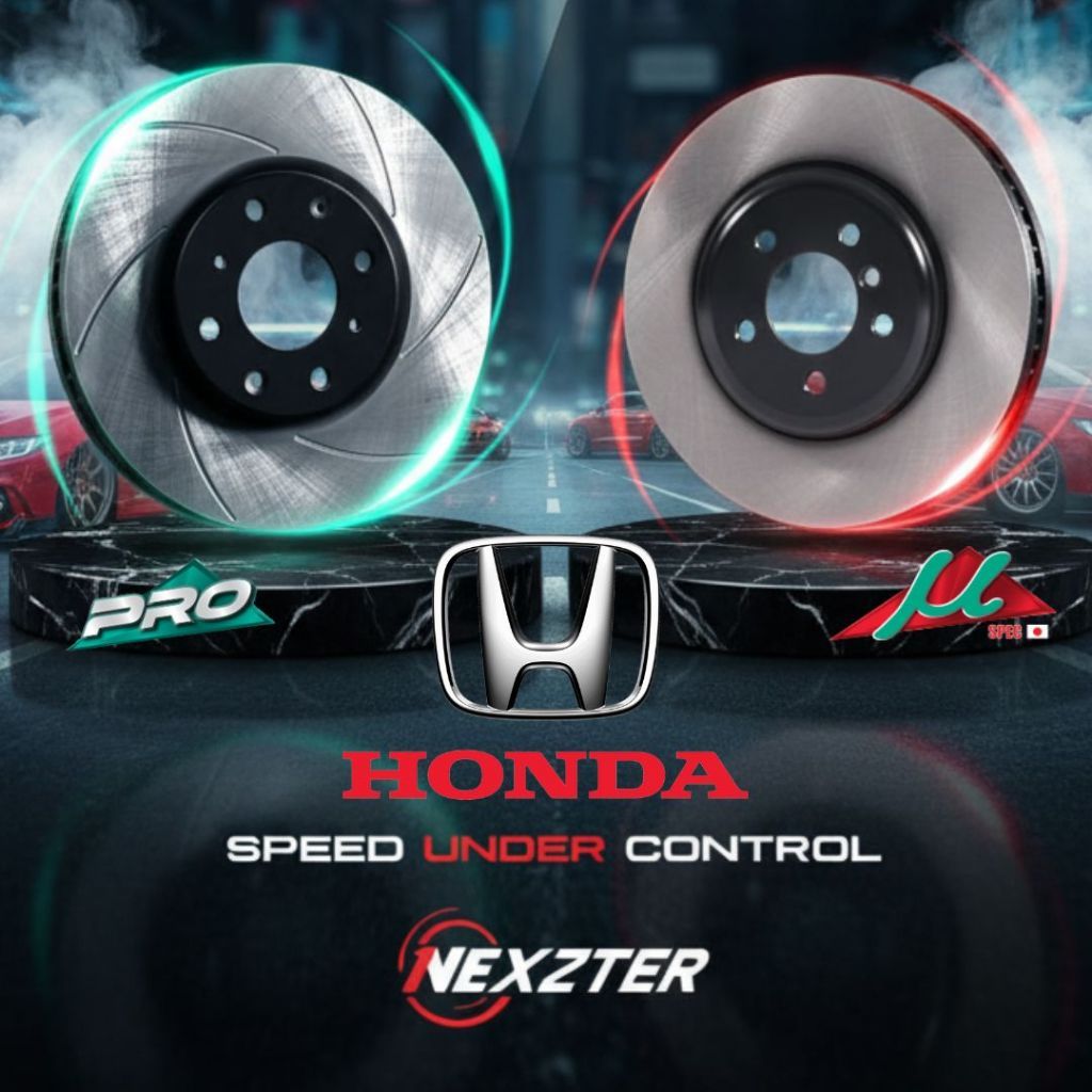 จานเบรค รถยนต์ NEXZTER Rotor Mu Pro Spec For Honda Jazz GD GE GK Brio CRV S2000 Civic FD FB FC FK FE