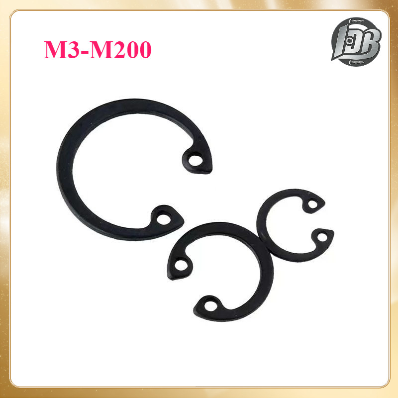 Internal Retaining Snap Ring สีดำ M3-M200mm LDB-LU-1