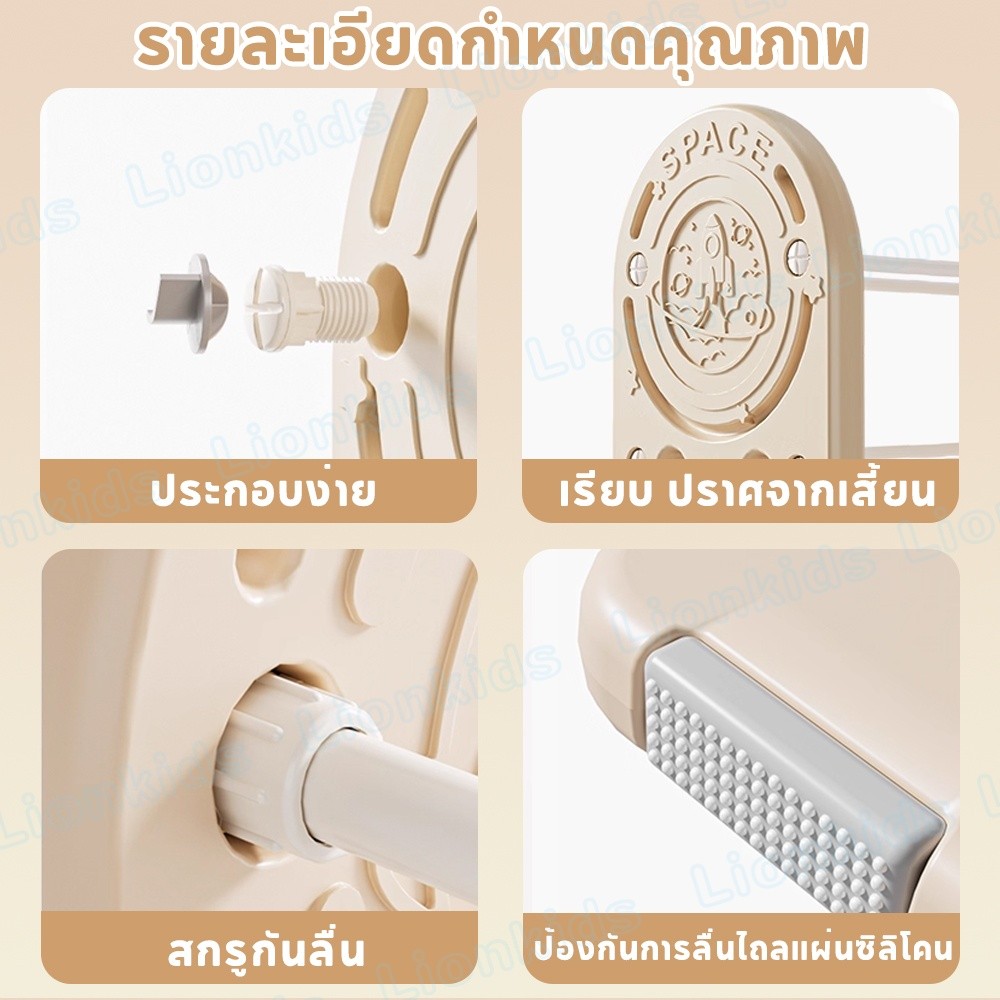 ⭐️LionKids⭐ชั้นวางของเด็ก กล่องเก็บของเล่นเด็ก ที่เก็บของจุของเล่นได้เยอะ ติดตั้งง่าย ชั้นวางของเล่น ราคา ถูกที่สุด ดีลบีเคเค แกลเลอรีภาพที่ 8