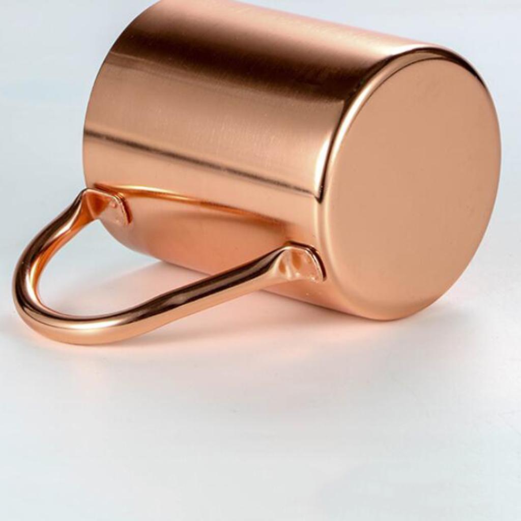 [Whgirld8] แก้วน้ํา แก้วเบียร์ แก้วค็อกเทล แก้วทองแดง 400ml แก้วน้ํา Rose Gold 400ml