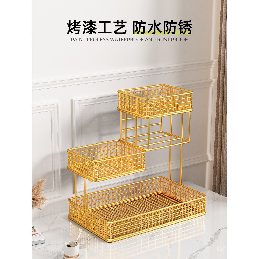 แผ่น Dim Sum ห้องนั่งเล่นโต๊ะกาแฟขนม Place High-End ครัวเรือน Candy หรูหราตะกร้าผลไม้ชั้นวาง Multi-L