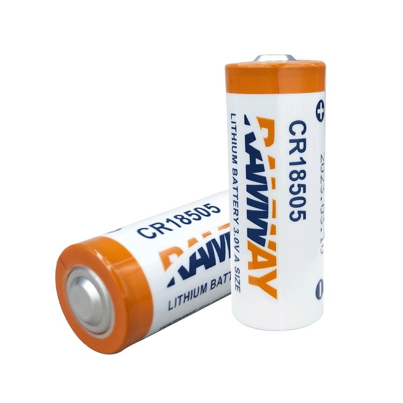 แบตเตอรี่แบบกําหนดเองพร้อมขั้วต่อ CR18505 3V 3000mAh Li/MnO2 แบตเตอรี่ลิเธียม