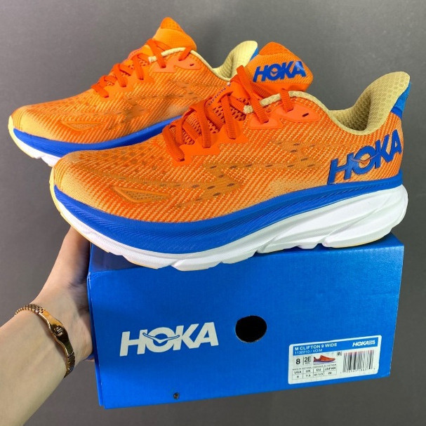 Hoka Clifton 9 และ Hoka Bondi 8 สำหรับผู้ชายและผู้หญิง