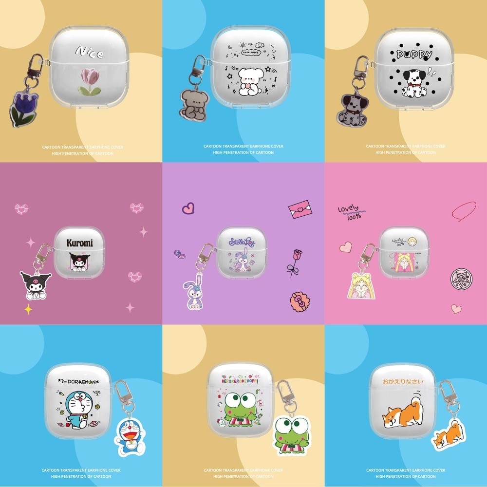 3D การ์ตูนโปร่งใสสําหรับ Huawei FreeClip 2 Earclip หูฟัง Soft TPU สําหรับ Huawei FreeClip2 หูฟังกล่อ