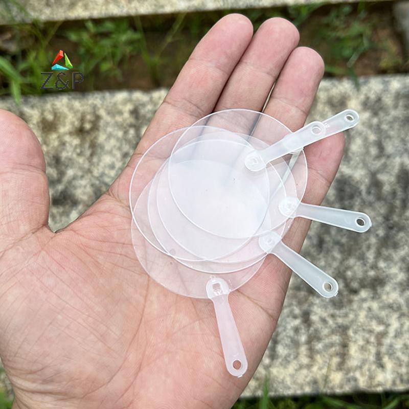 Z&P 50 ชิ้น 5 ซม.น่ารัก Mini โปร่งใส nk พัดลมเด็กเด็ก DIY Art พัดลมงานแต่งงานวันเกิดโปรดปรานแฟนไอเดี