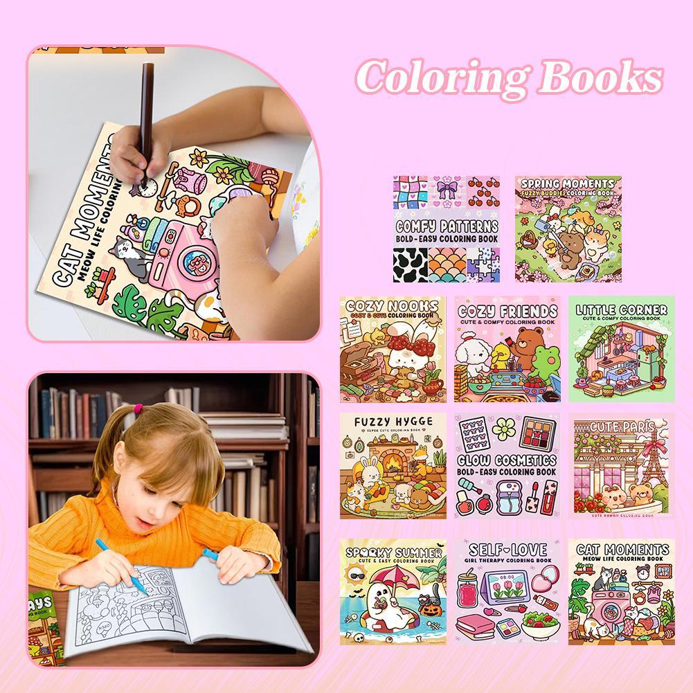สมุดระบายสีเด็กผู้ใหญ่ สมุดระบายสี Doodle Drawing Book H0y5