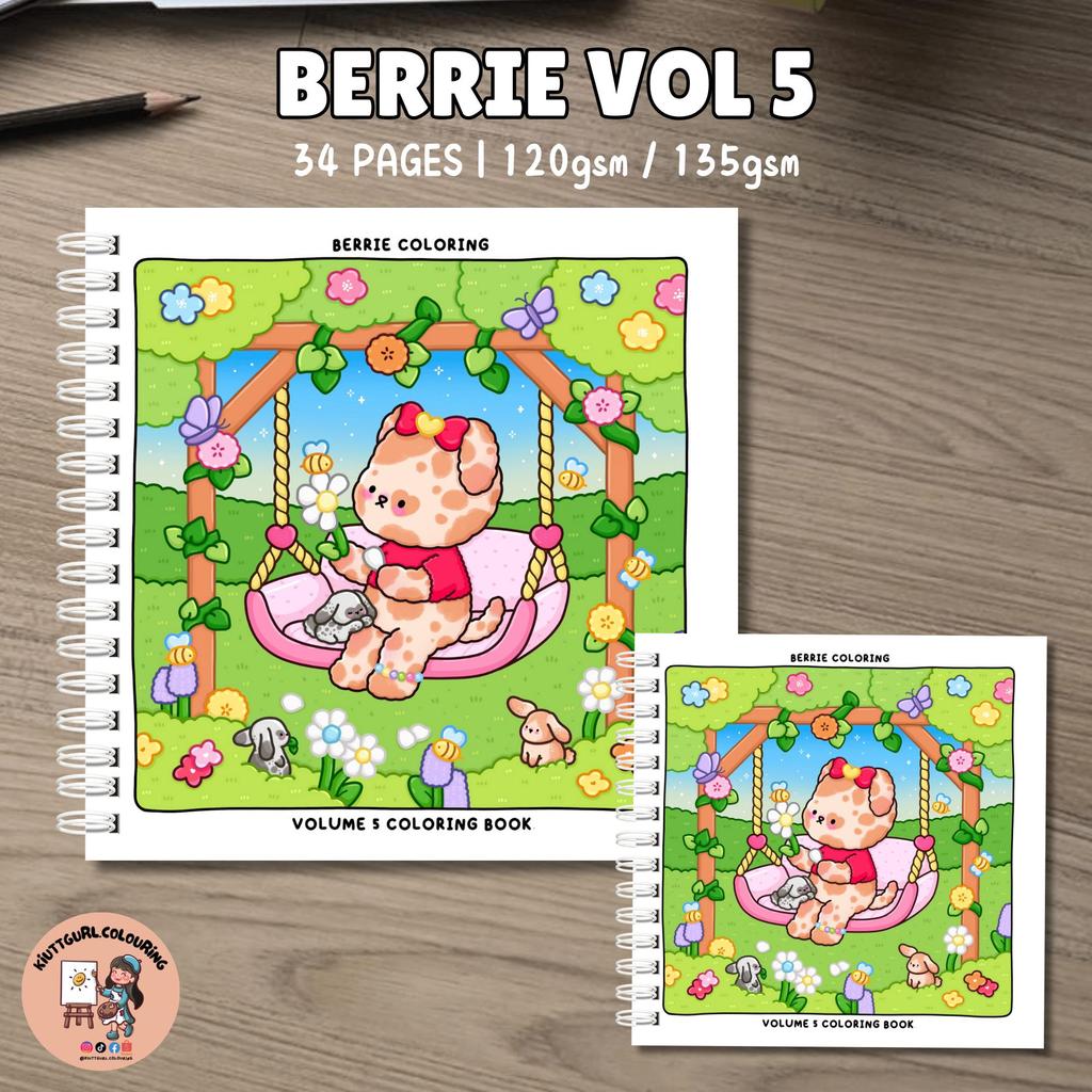 สมุดระบายสี BERRIE เล่ม 5 34 หน้า