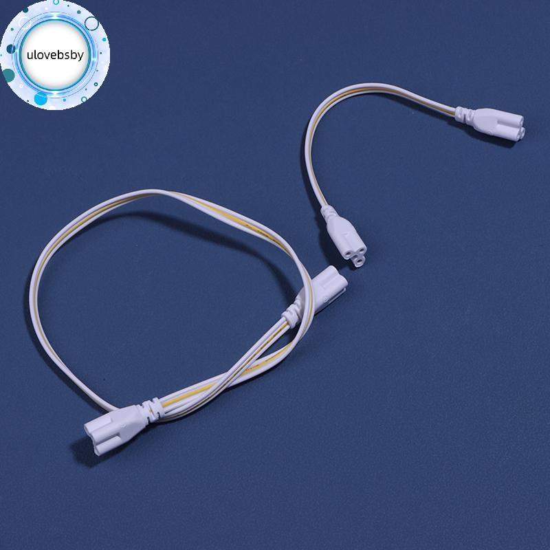 Ulovebsby 5 ชิ้น Flexiable Double End 3Pin LED Tube Connector สาย T4 T5 T8 สายไฟสําหรับหลอด LED แบบบ