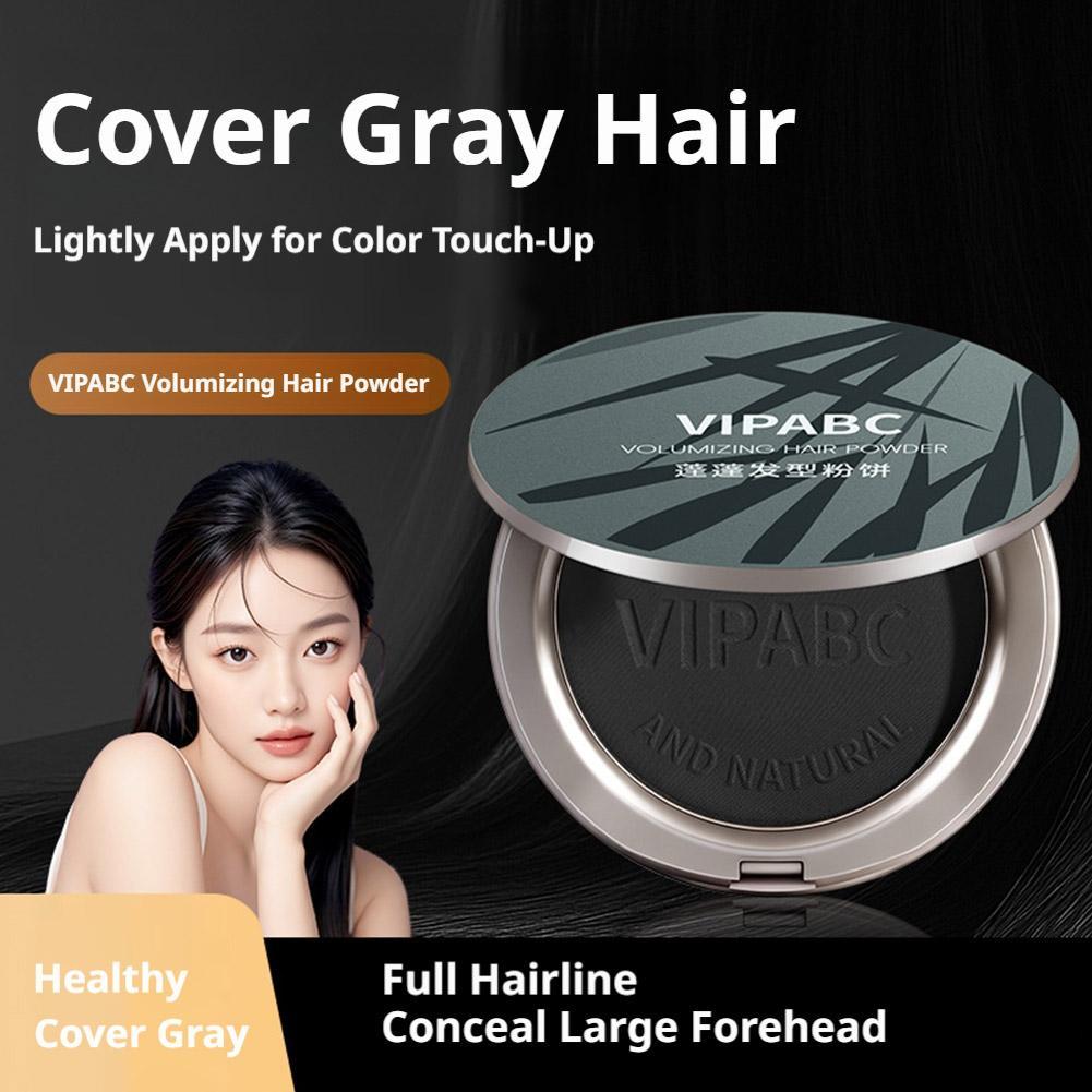 VIPABC ชั่วคราว Quick Touch-Up สีผมครอบคลุมและสีเทาผมคอนซีลเลอร์แป้งผม